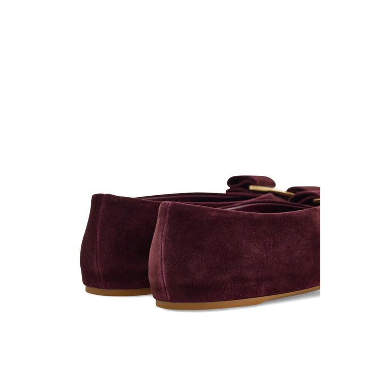 Ferragamo Red Ballet Flats Women
