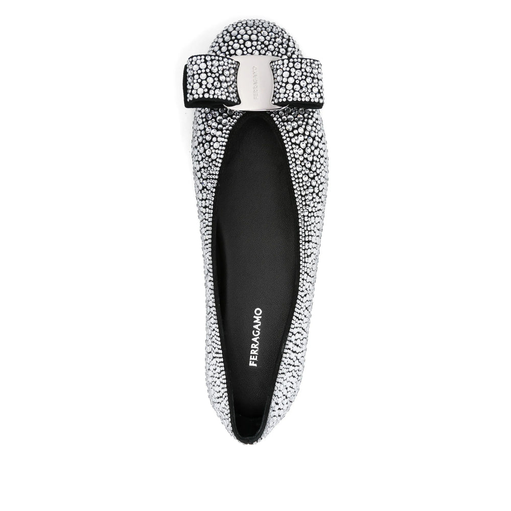Ferragamo Black Ballet Flats Women