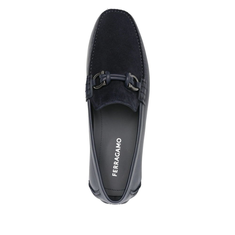 Ferragamo Blue Loafers Men