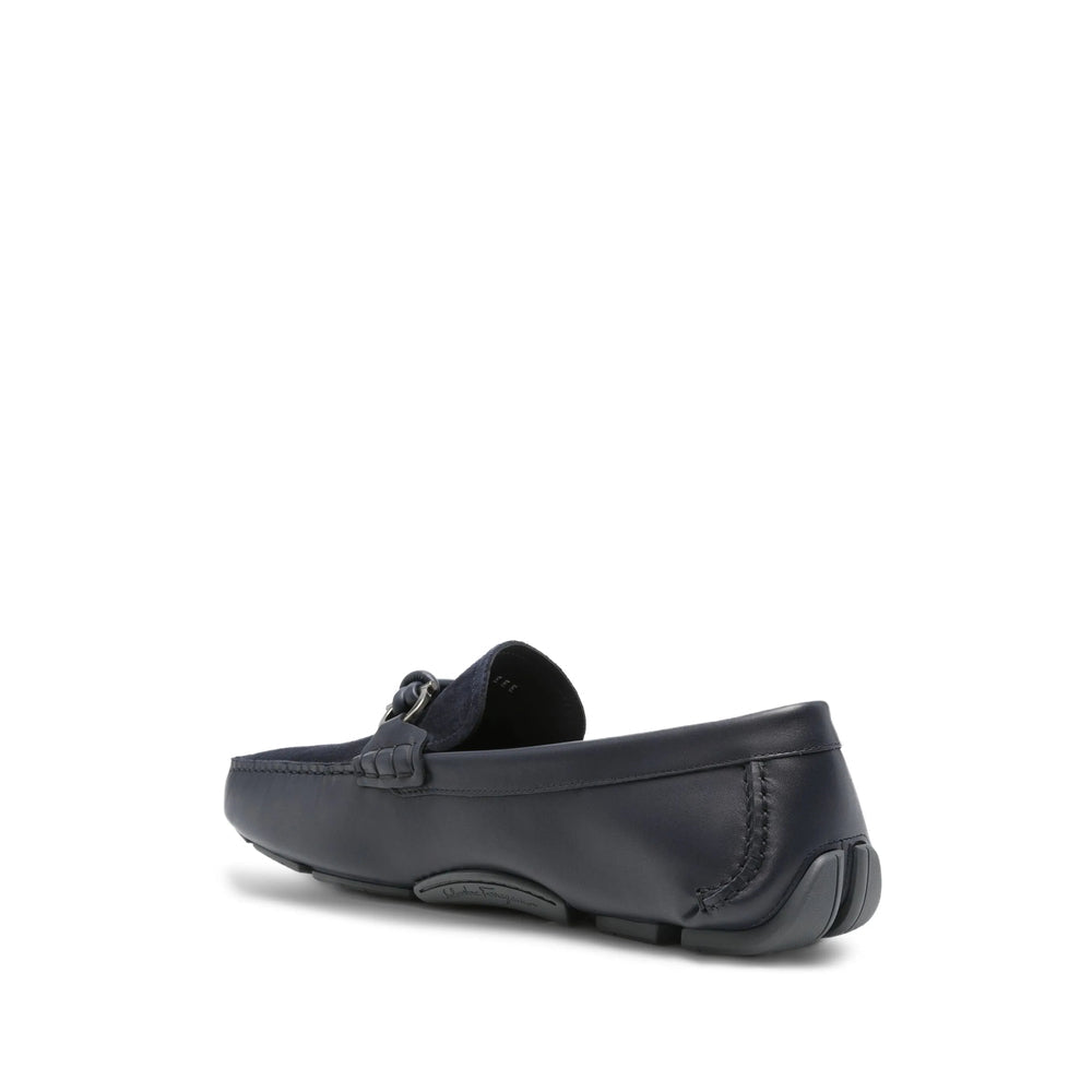 Ferragamo Blue Loafers Men