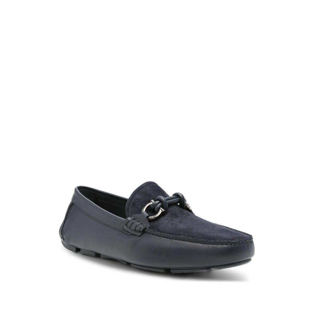 Ferragamo Blue Loafers Men