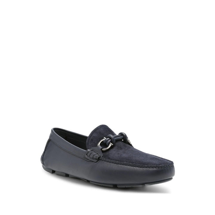 Ferragamo Blue Loafers Men
