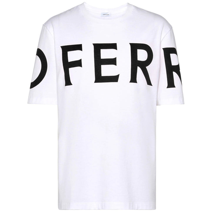 Ferragamo White T-Shirts & Vests - T-Shirts Men