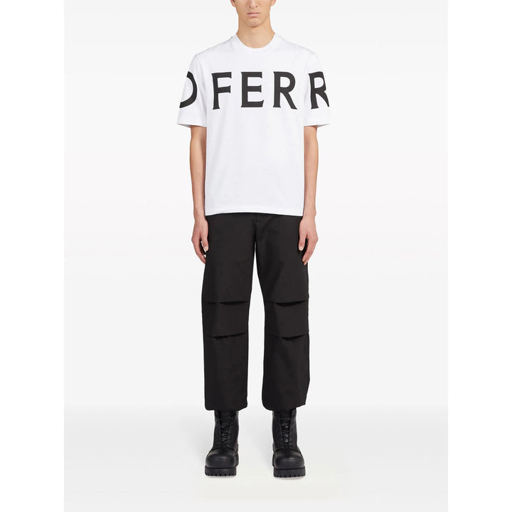 Ferragamo White T-Shirts & Vests - T-Shirts Men