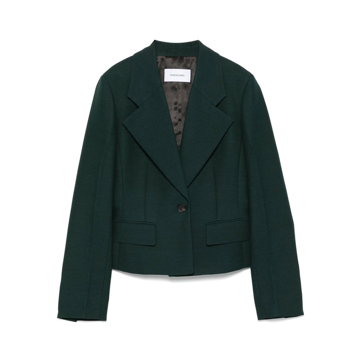 Ferragamo Green Jackets - Blazers Women