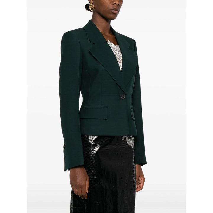 Ferragamo Green Jackets - Blazers Women