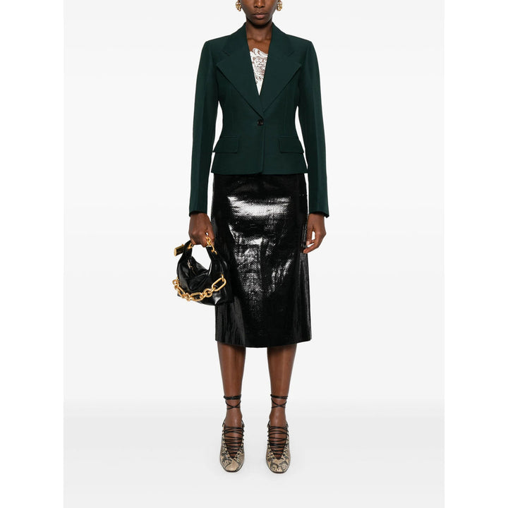 Ferragamo Green Jackets - Blazers Women