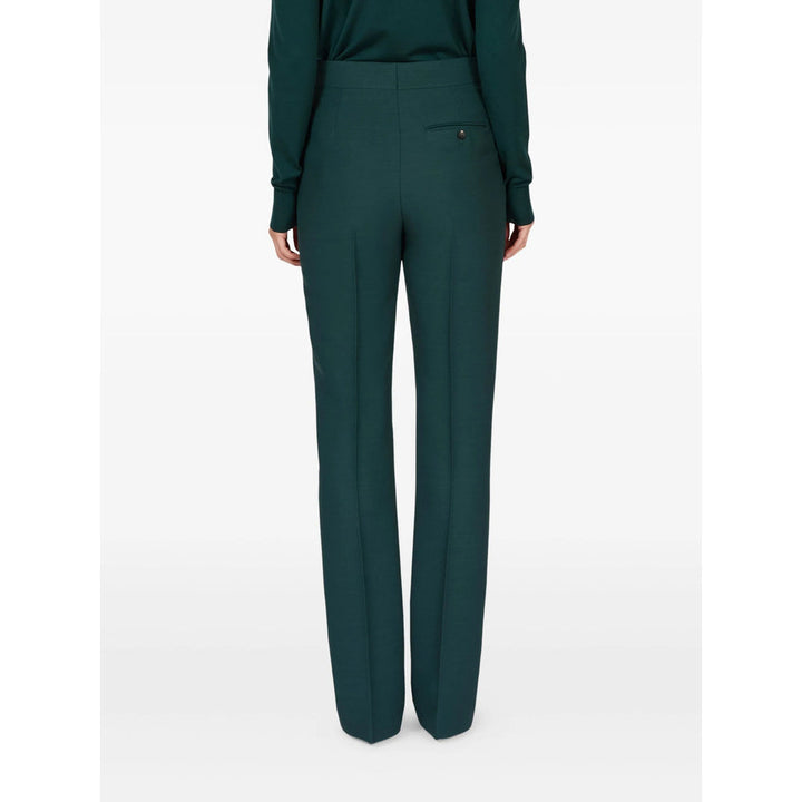 Ferragamo Green Trousers - Tailored Trousers Women
