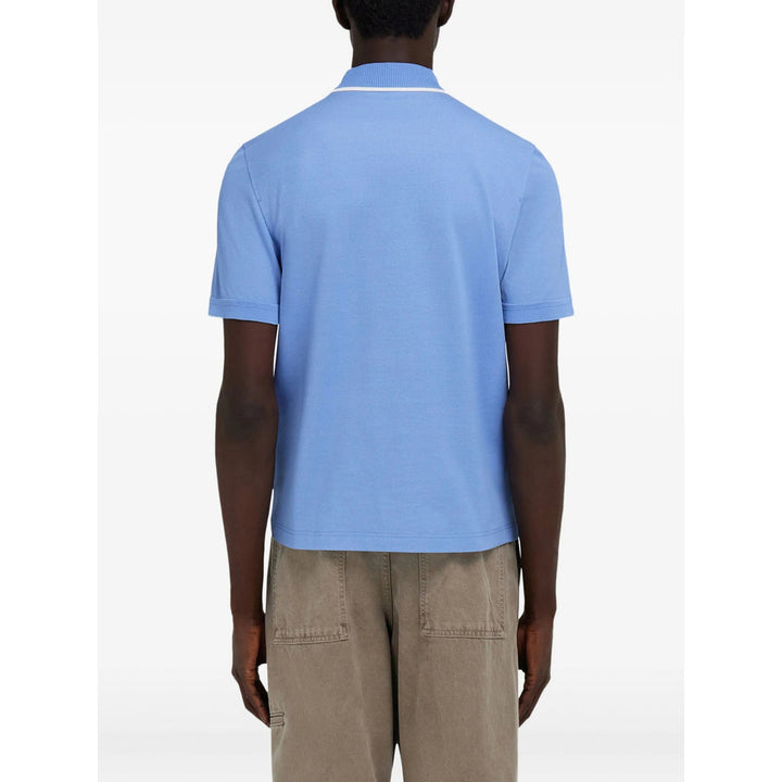 Ferragamo Blue Polo Shirts Men