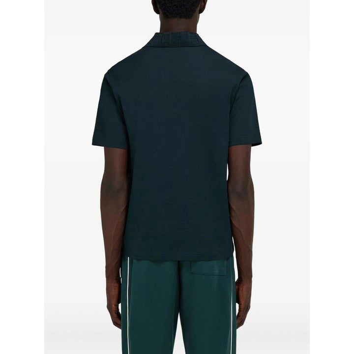Ferragamo Green Polo Shirts Men