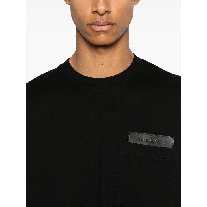 Ferragamo Black T-Shirts & Vests - T-Shirts Men