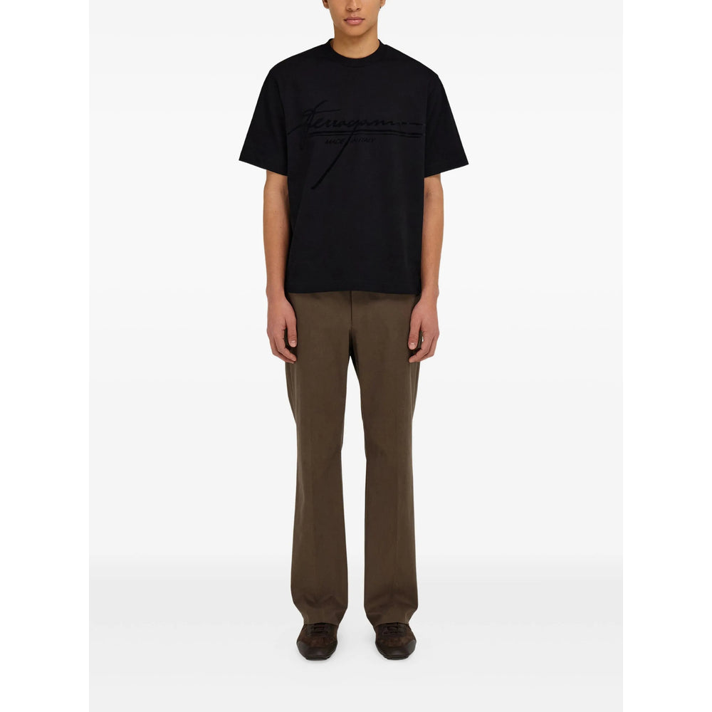 Ferragamo Black T-Shirts & Vests - T-Shirts Men