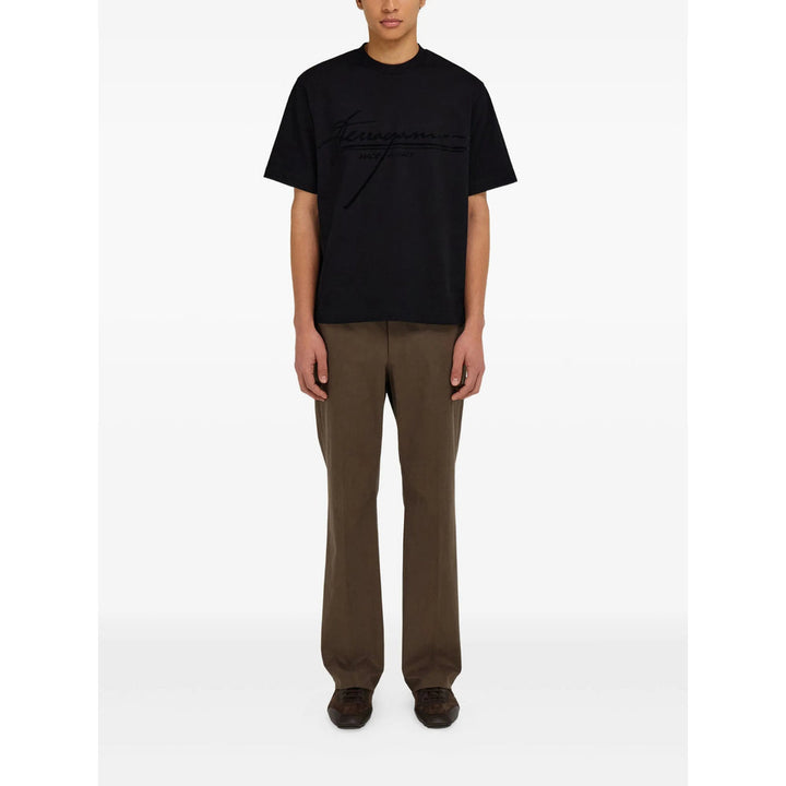 Ferragamo Black T-Shirts & Vests - T-Shirts Men