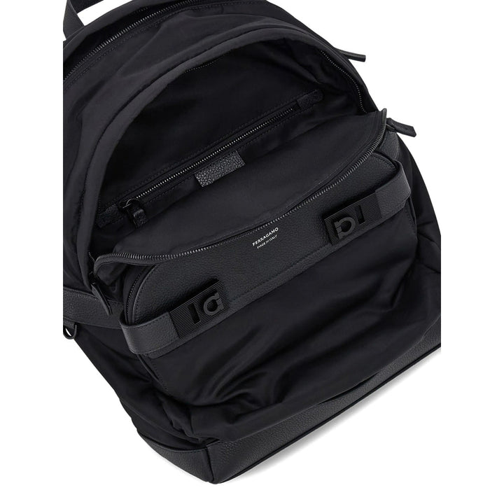 Ferragamo Black Backpacks Men
