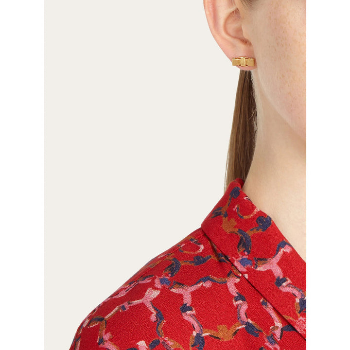 Ferragamo Gold Earrings Women