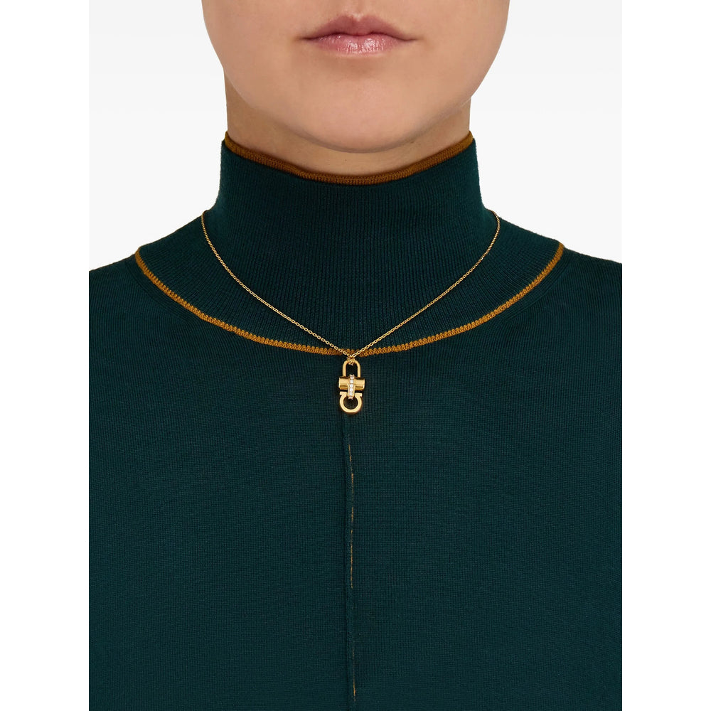 Ferragamo Gold Necklaces Women