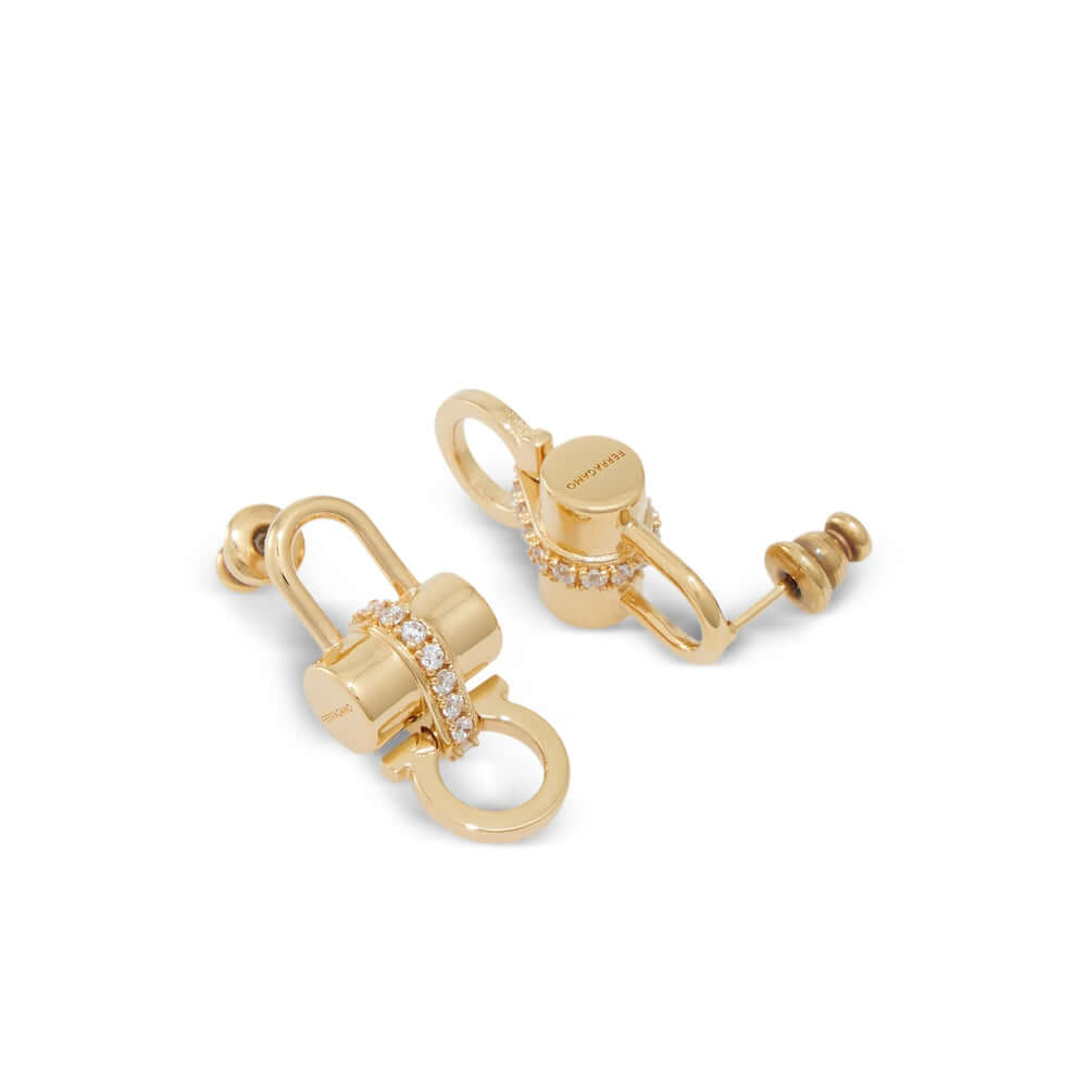 Ferragamo Gold Earrings Women