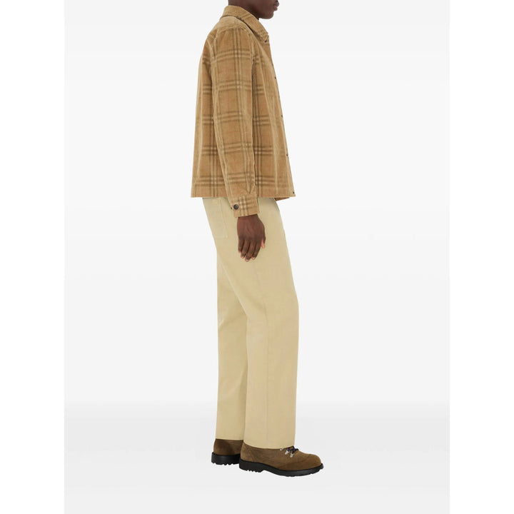 Burberry Brown Jackets - Shirt Jackets Men