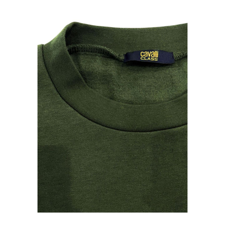 Cavalli Class men's green Sweatshirts