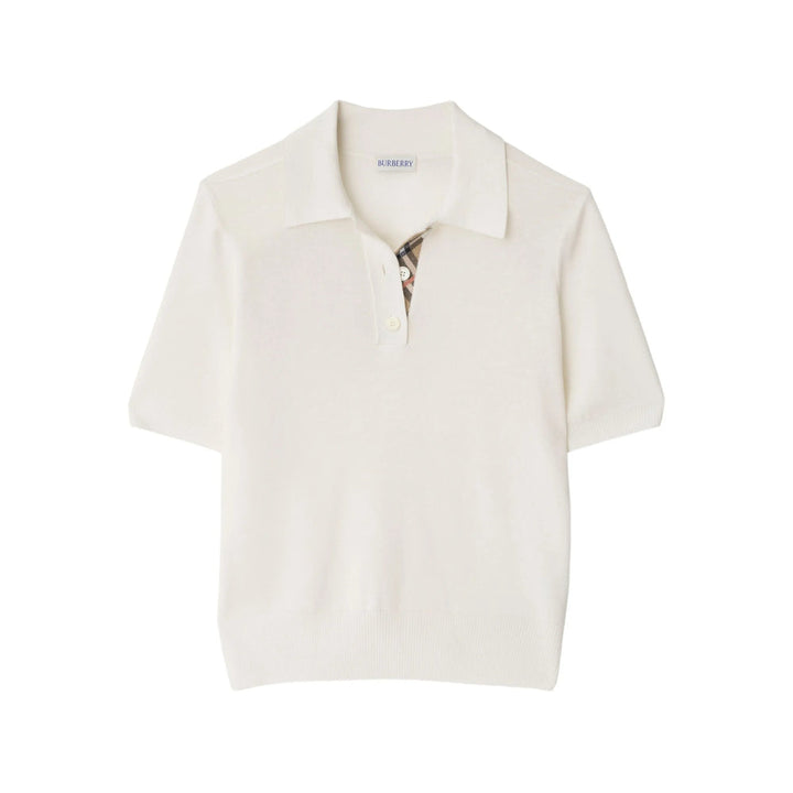 Burberry White Tops - Polo Tops Women