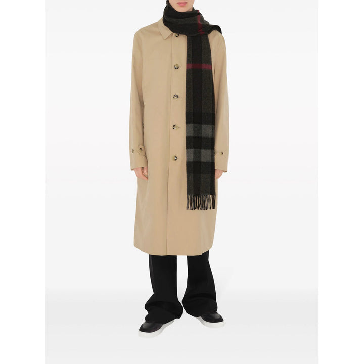 Burberry Grey Scarves Men