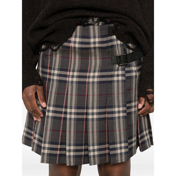 Burberry Brown Skirts - Pleated Skirts Women