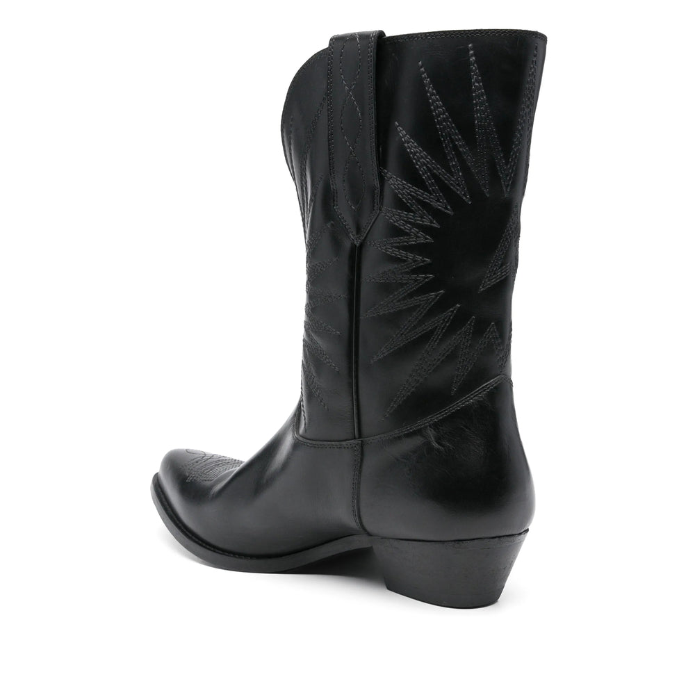 Golden Goose Black Boots Men