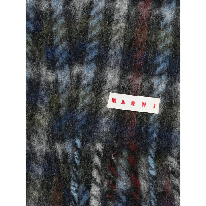 Marni Blue Scarves Men