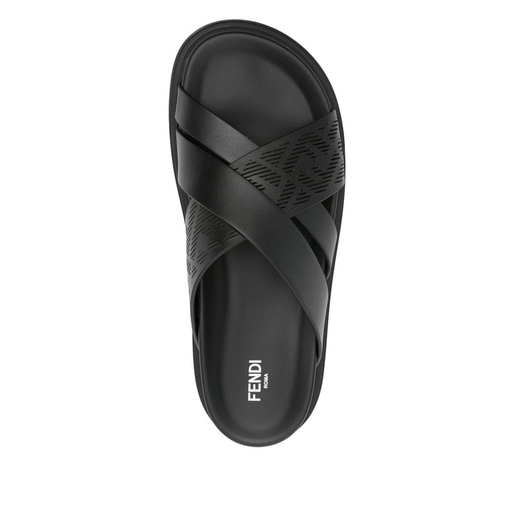 Fendi Black Sandals Men