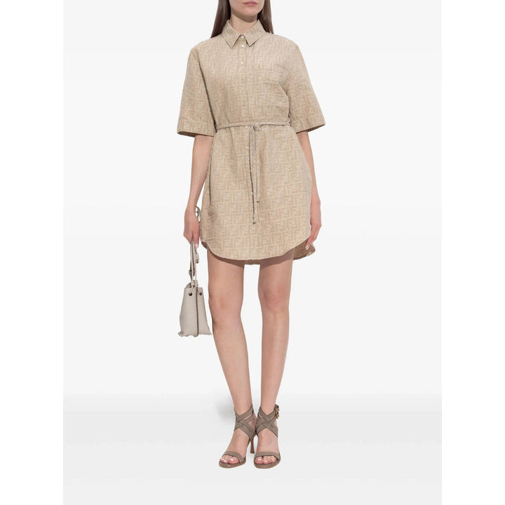 Fendi Neutrals Dresses - Day Dresses Women