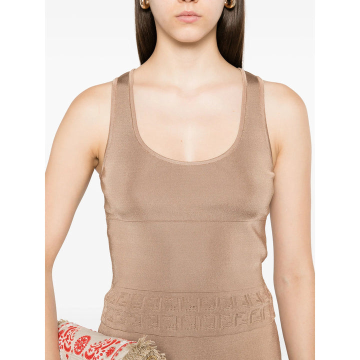 Fendi Brown Tops - Vests & Tank Tops Women