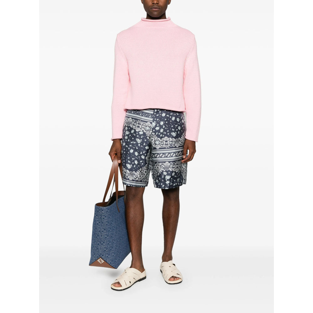 Fendi Blue Shorts - Bermuda Shorts Men