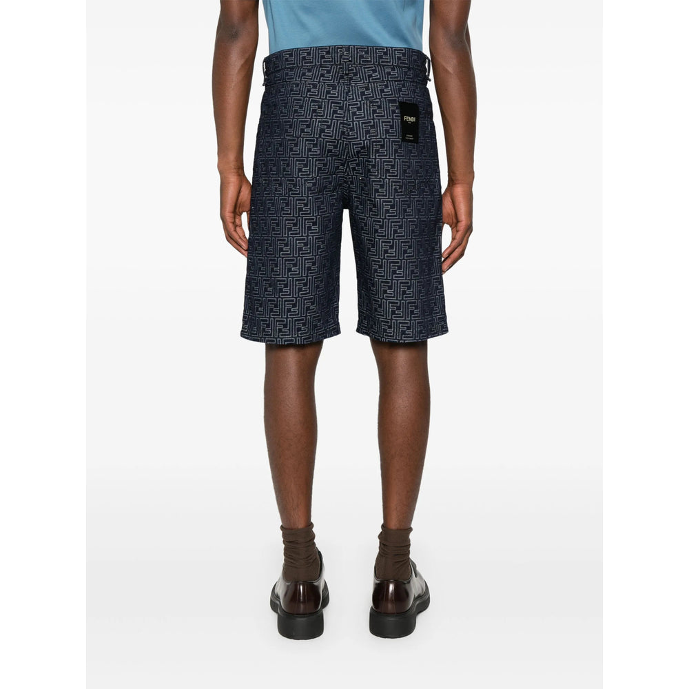 Fendi Blue Shorts - Bermuda Shorts Men