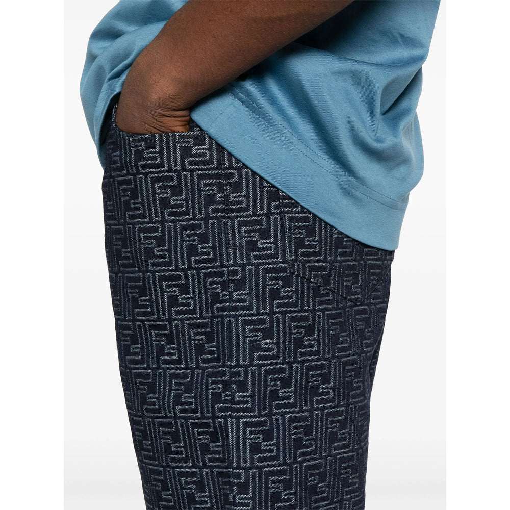 Fendi Blue Shorts - Bermuda Shorts Men