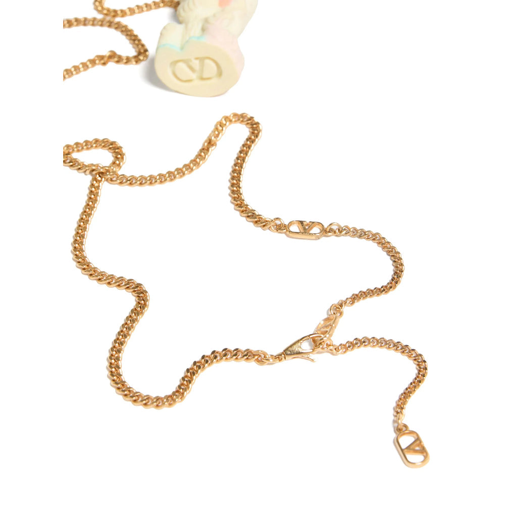 Valentino Garavani Gold Necklaces Men