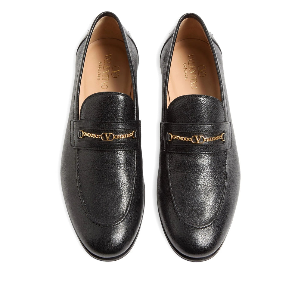 Valentino Garavani Black Loafers Men