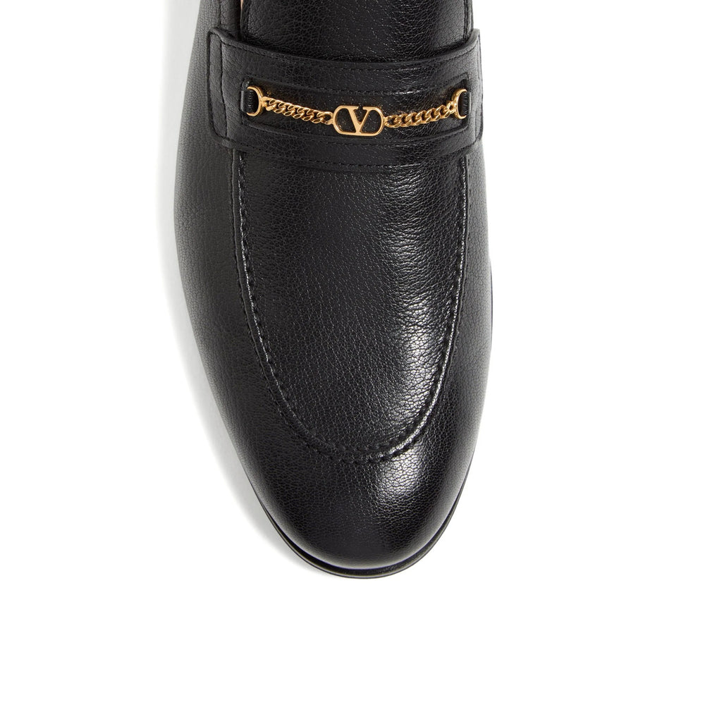 Valentino Garavani Black Loafers Men