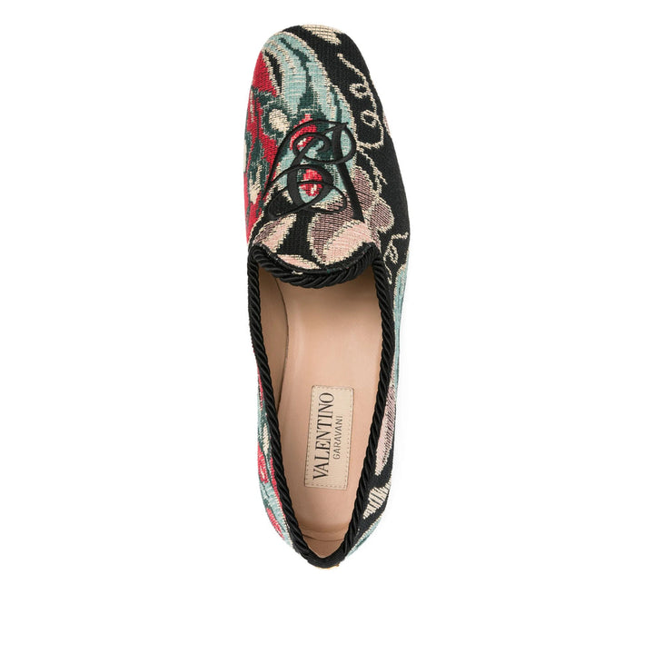 Valentino Garavani Black Loafers Men