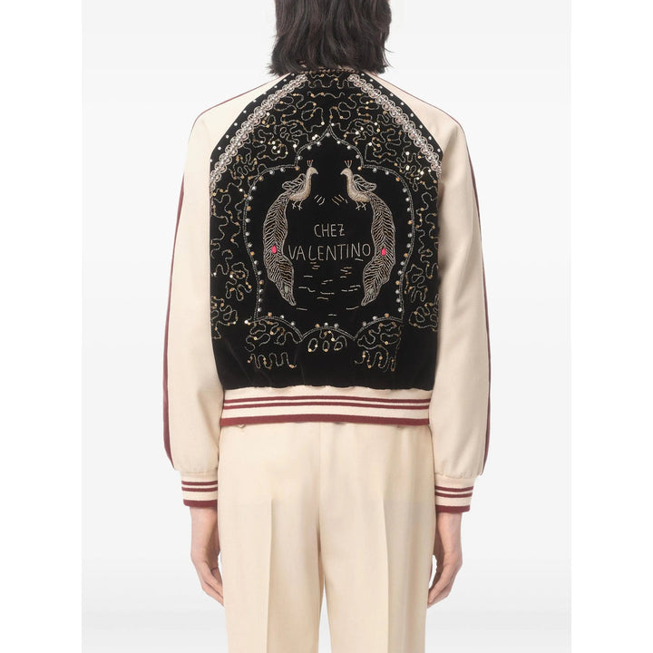 Valentino Black Jackets - Bomber Jackets Men