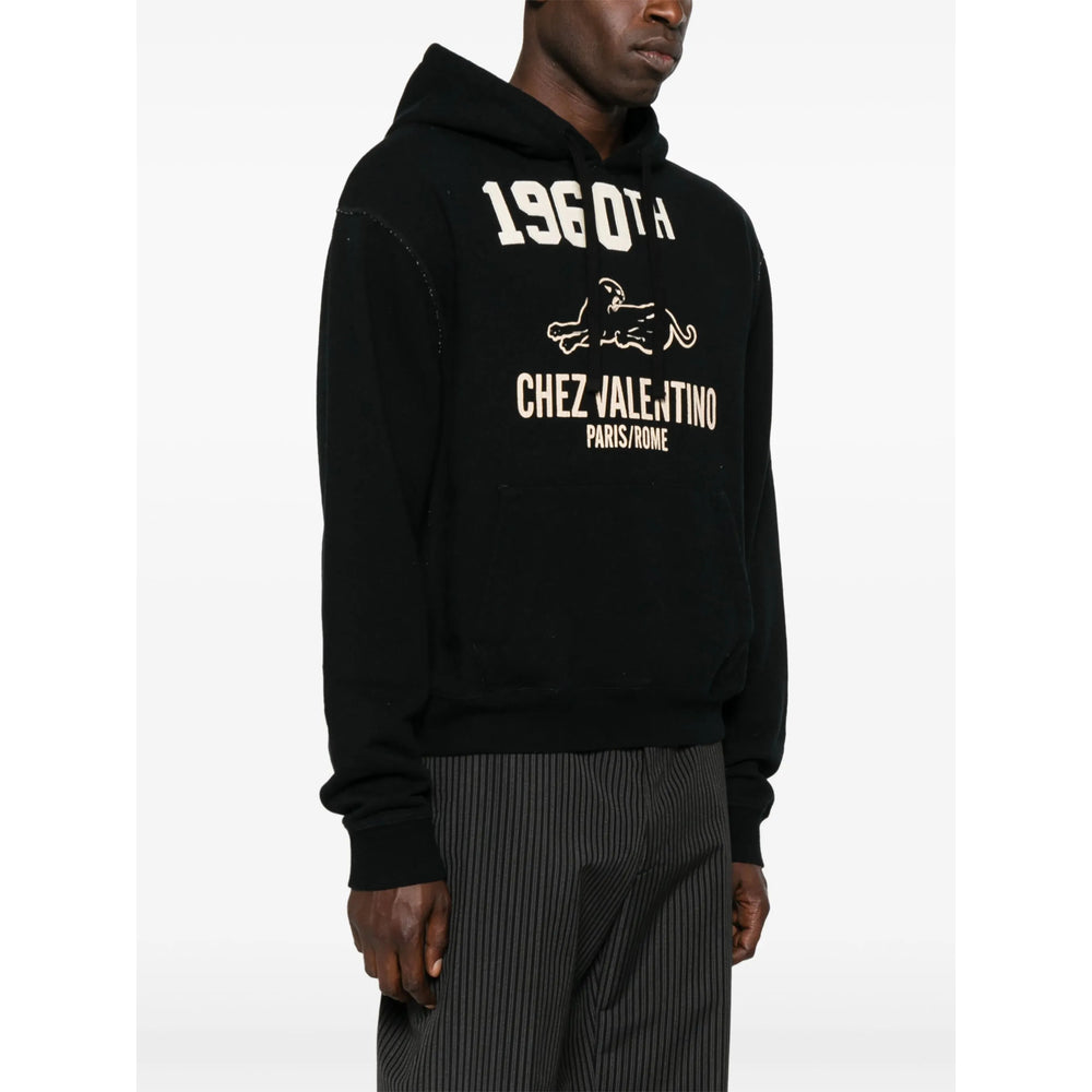 Valentino Black Sweaters & Knitwear - Hoodies Men