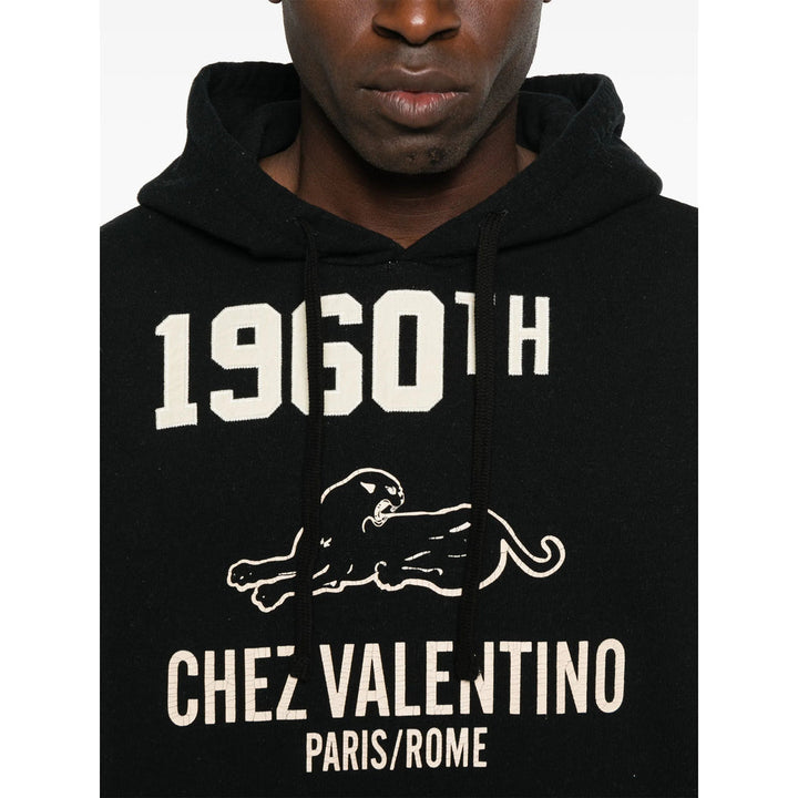 Valentino Black Sweaters & Knitwear - Hoodies Men