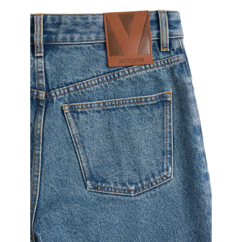 Valentino Blue Denim - Regular & Straight-Leg Jeans Men