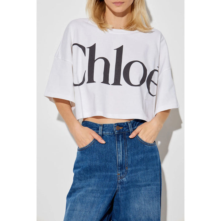 Chloé White Tops - T-Shirts & Jerseys Women