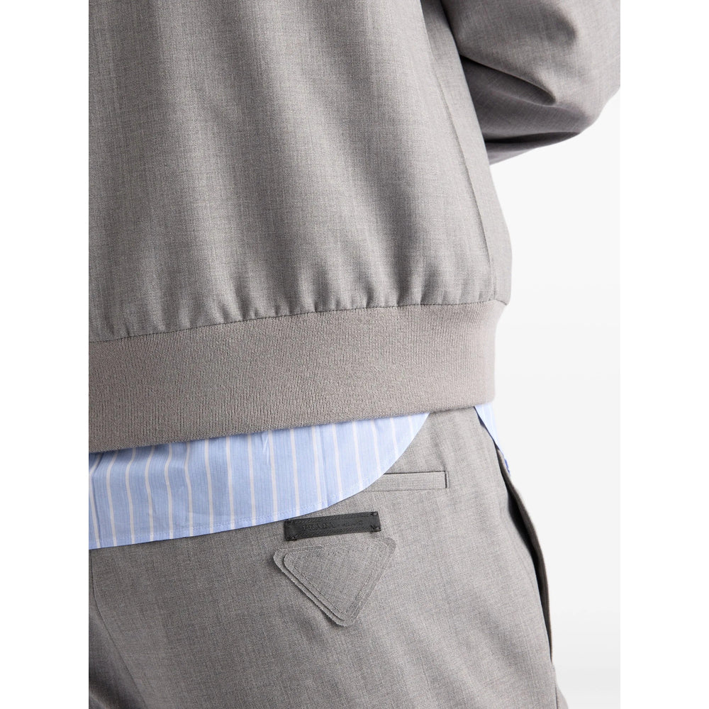 Prada Grey Trousers - Tapered Trousers Men