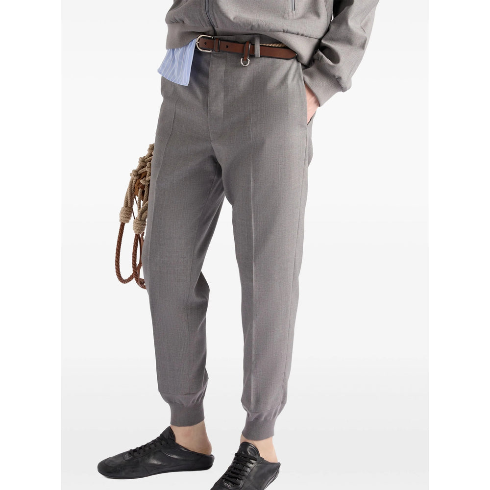 Prada Grey Trousers - Tapered Trousers Men