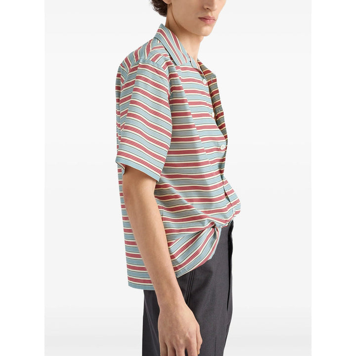 Prada Blue Shirts Men