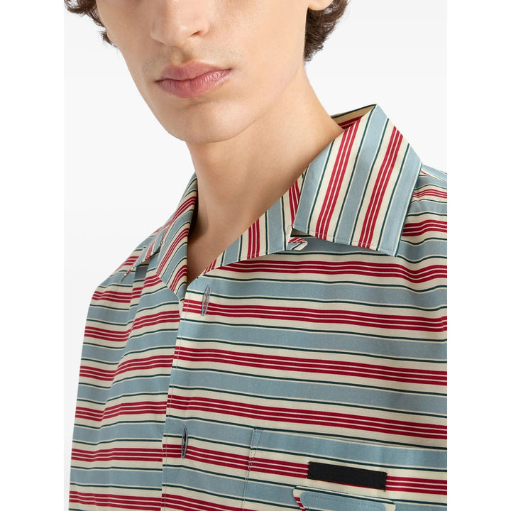 Prada Blue Shirts Men