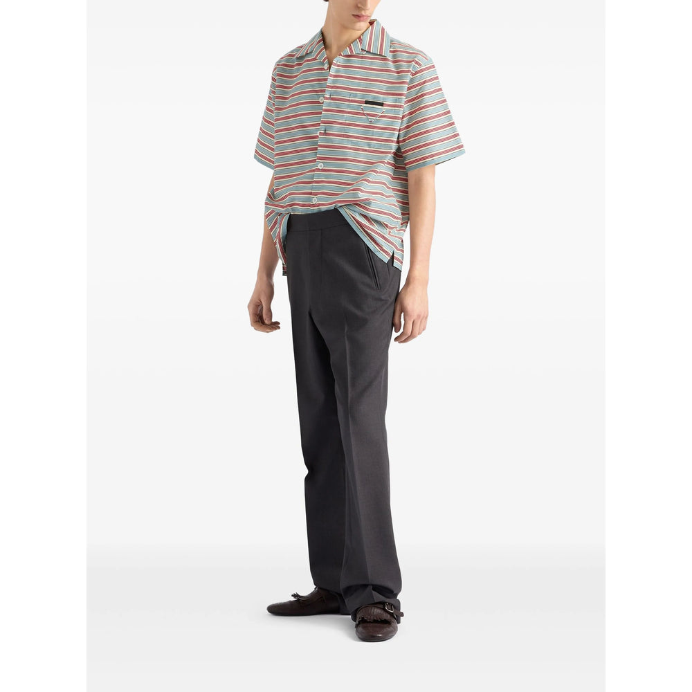 Prada Blue Shirts Men