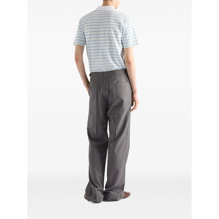 Prada White Polo Shirts Men