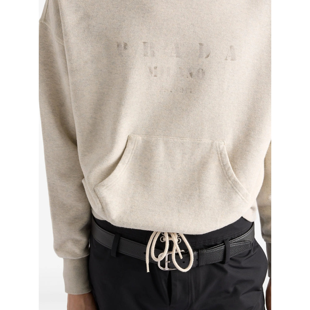 Prada White Sweaters & Knitwear - Hoodies Men